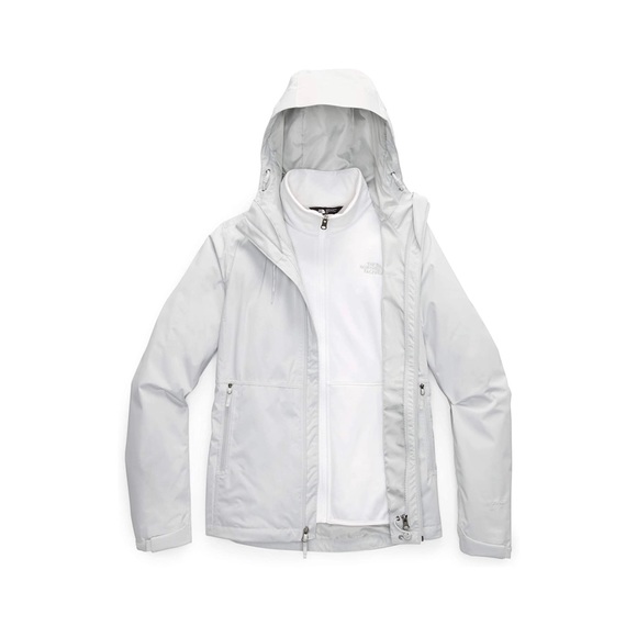 NWOT Light Blue/ White North Face Arrowwood Triclimate 3 in 1 Jacket - Picture 2 of 10